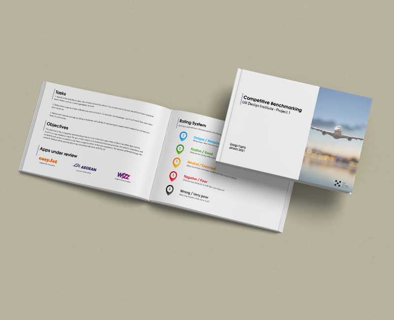 FlyUX app Competitive Benchmarking