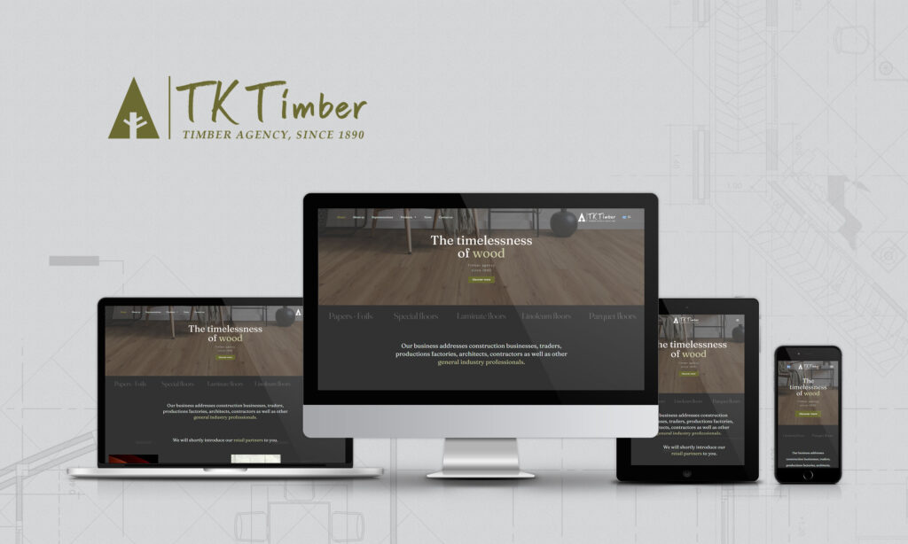 TK Timber website presentation