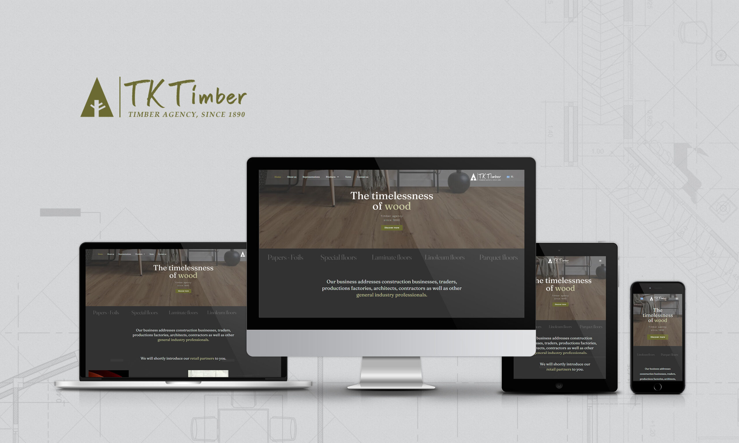 TK Timber website presentation